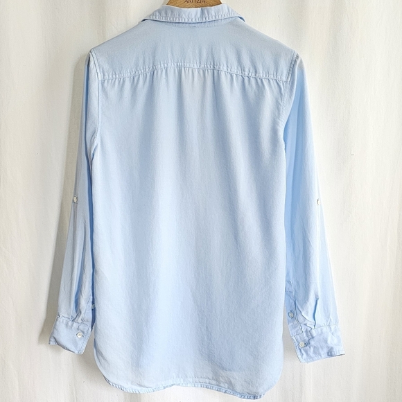 🇨🇦 Aritzia Group By Babaton Light Blue Utility Shirt - Picture 5 of 16